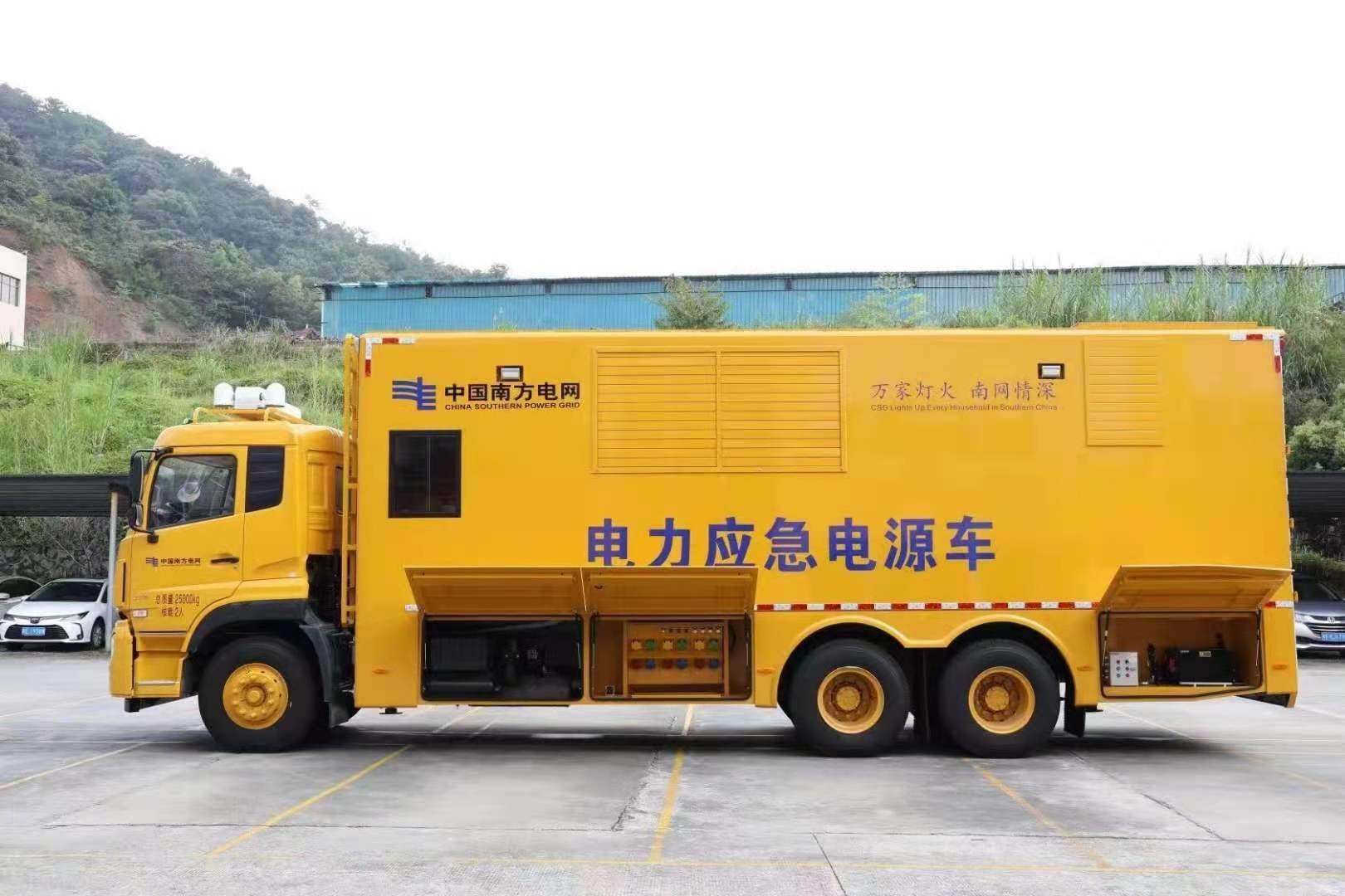 新宁安康大型柴油发电机发电车UPS电源出租租赁